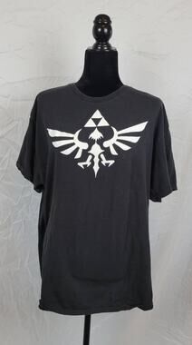 Legend of Zelda Cotton Men's XL Black Graphic Tee